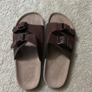 Brown sandals